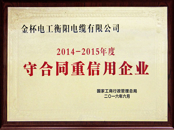 守条约重信用单位